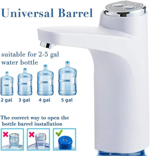 Automatic USB Rechargeable Water Dispenser Pump – 25L