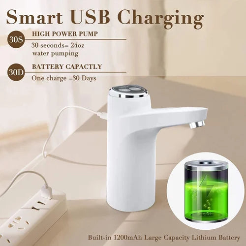 Automatic USB Rechargeable Water Dispenser Pump – 25L