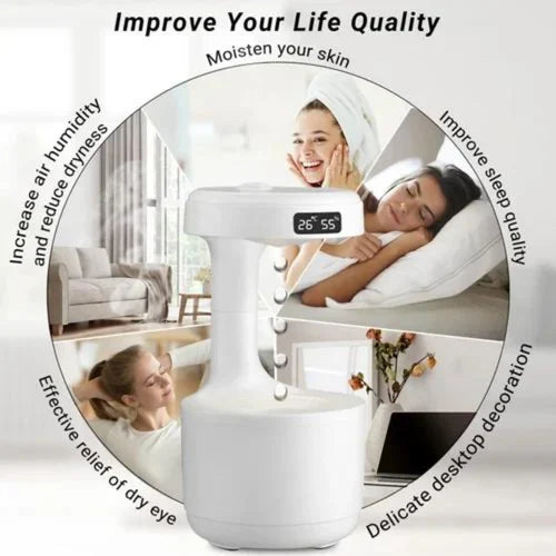 Anti-Gravity Water Drop Humidifier – 800ml