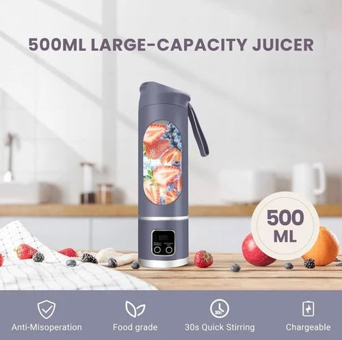 Portable USB Rechargeable Blender – 380ml