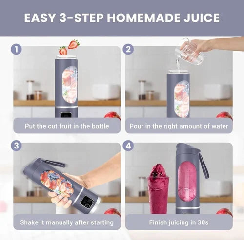 Portable USB Rechargeable Blender – 380ml