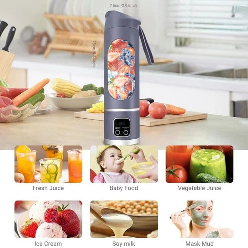 Portable USB Rechargeable Blender – 380ml