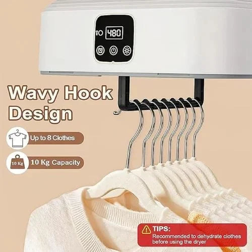 Portable Electric Clothes Dryer – 10KG Capacity