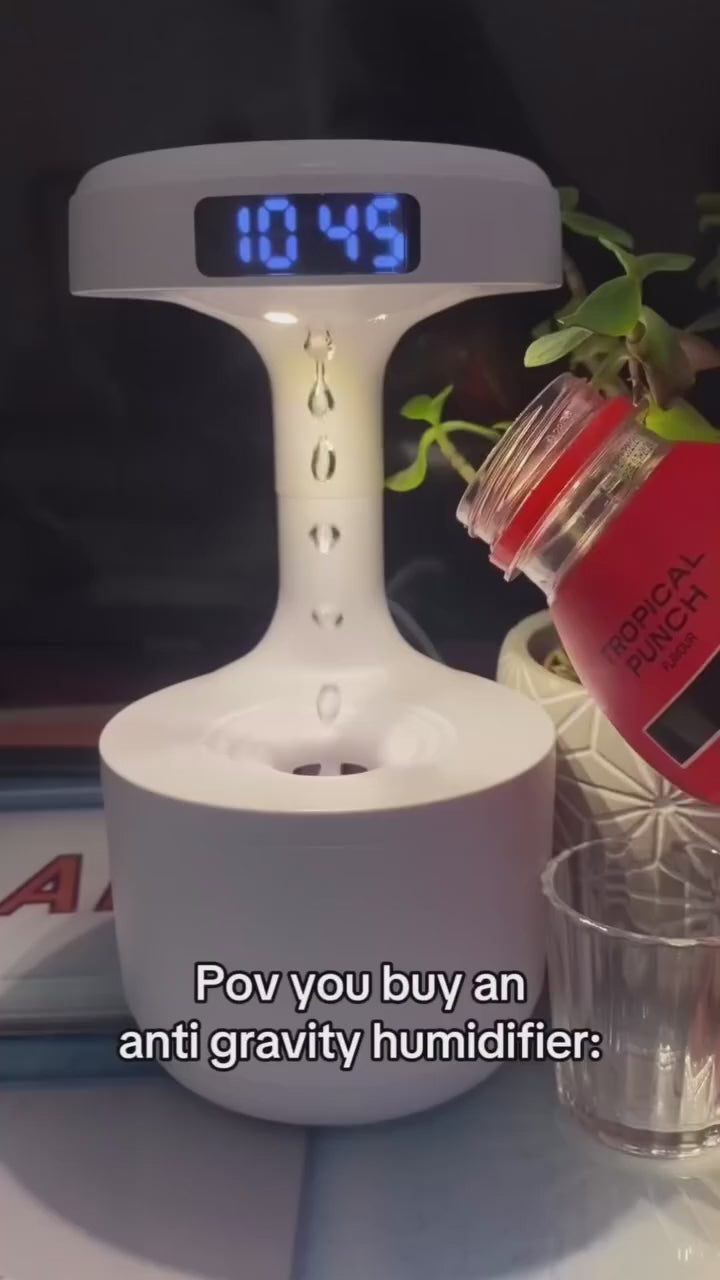 Anti-Gravity Water Drop Humidifier – 800ml