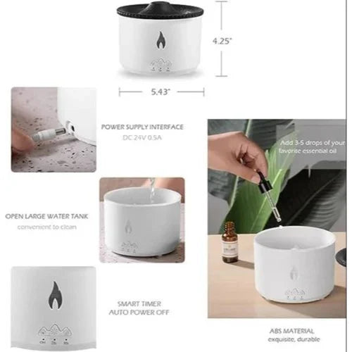Volcano Aroma Diffuser &amp; Humidifier – 360ml